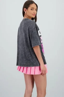 Playera acid mean girls manga corta