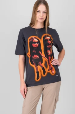 Playera bratz manga corta