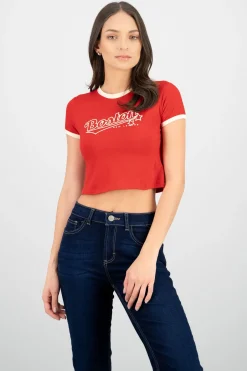 Playera contrastes boston