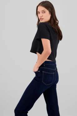 Playera corta oso metalico