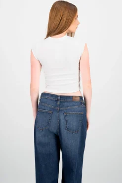 Playera espampado oso vaquero