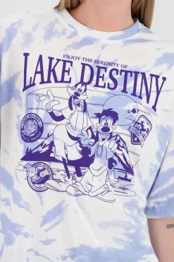 Playera Goofy y Max tie dye