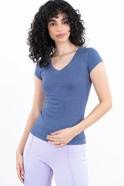 Playera manga corta lisa