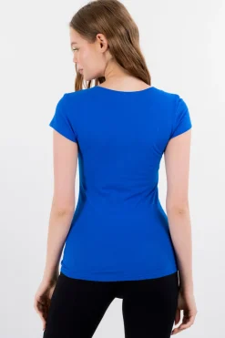 Playera manga corta lisa