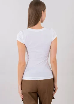 Playera manga corta lisa