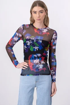 Playera mesh Mickey Mouse