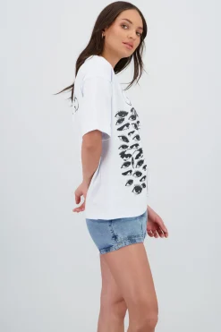 Playera Olivia Rodrigo estampado frente espalda