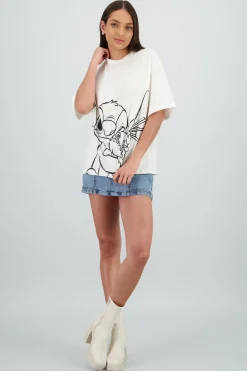 Playera over stitch dibujo