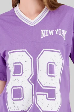 Playera oversize estampado numero