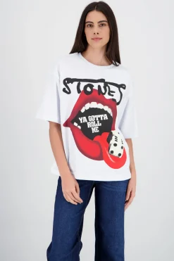 Playera rolling stones lengua roll me