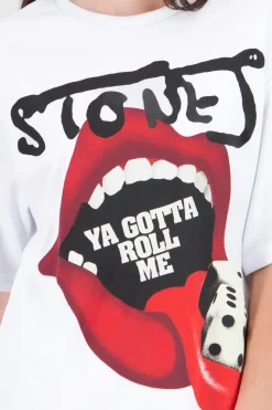 Playera rolling stones lengua roll me