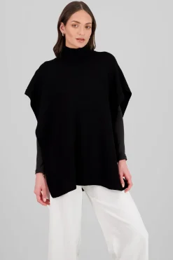 Poncho cuello alto sin mangas Hypsters