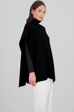 Poncho cuello alto sin mangas Hypsters