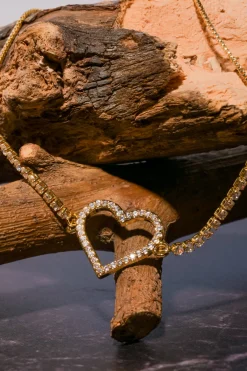 Pulsera corazon silueta