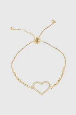 Pulsera corazon silueta