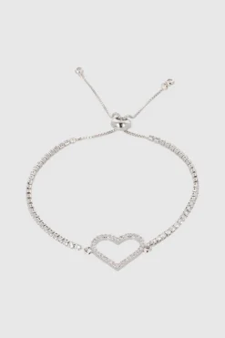 Pulsera corazon silueta
