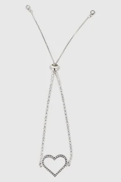 Pulsera corazon silueta