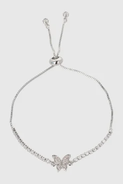 Pulsera mariposa brillos