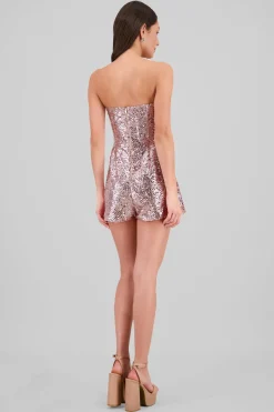 Romper strapples lentejuelas