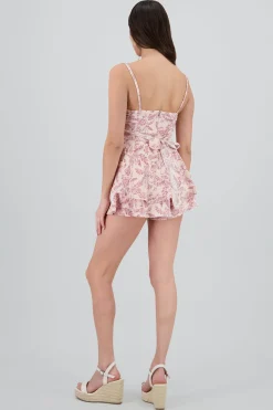 Romper tirantes escote v estampado