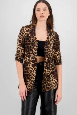 Saco detalle manga animal print