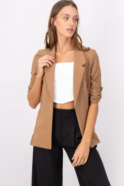 Saco Liso Manga Elevadores