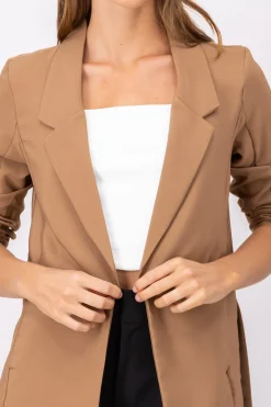 Saco Liso Manga Elevadores