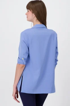 Saco Manga 3/4 Aberturas Laterales