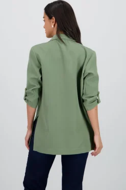 Saco Manga 3/4 Aberturas Laterales