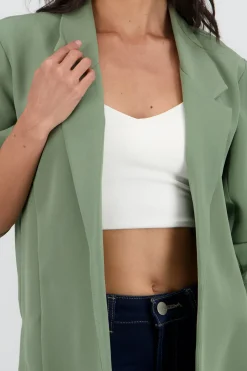 Saco Manga 3/4 Aberturas Laterales