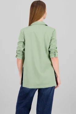 Saco Manga 3/4 Aberturas Laterales