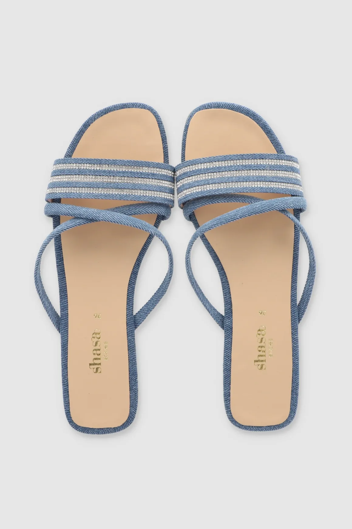 SANDALIA BRILLOS TIRAS