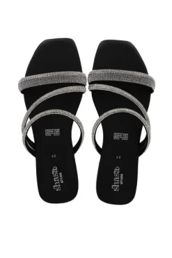 Sandalia cintas brillos