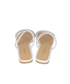 Sandalia Cintas Cruzadas Brillos