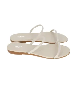 Sandalia cintas efecto piel