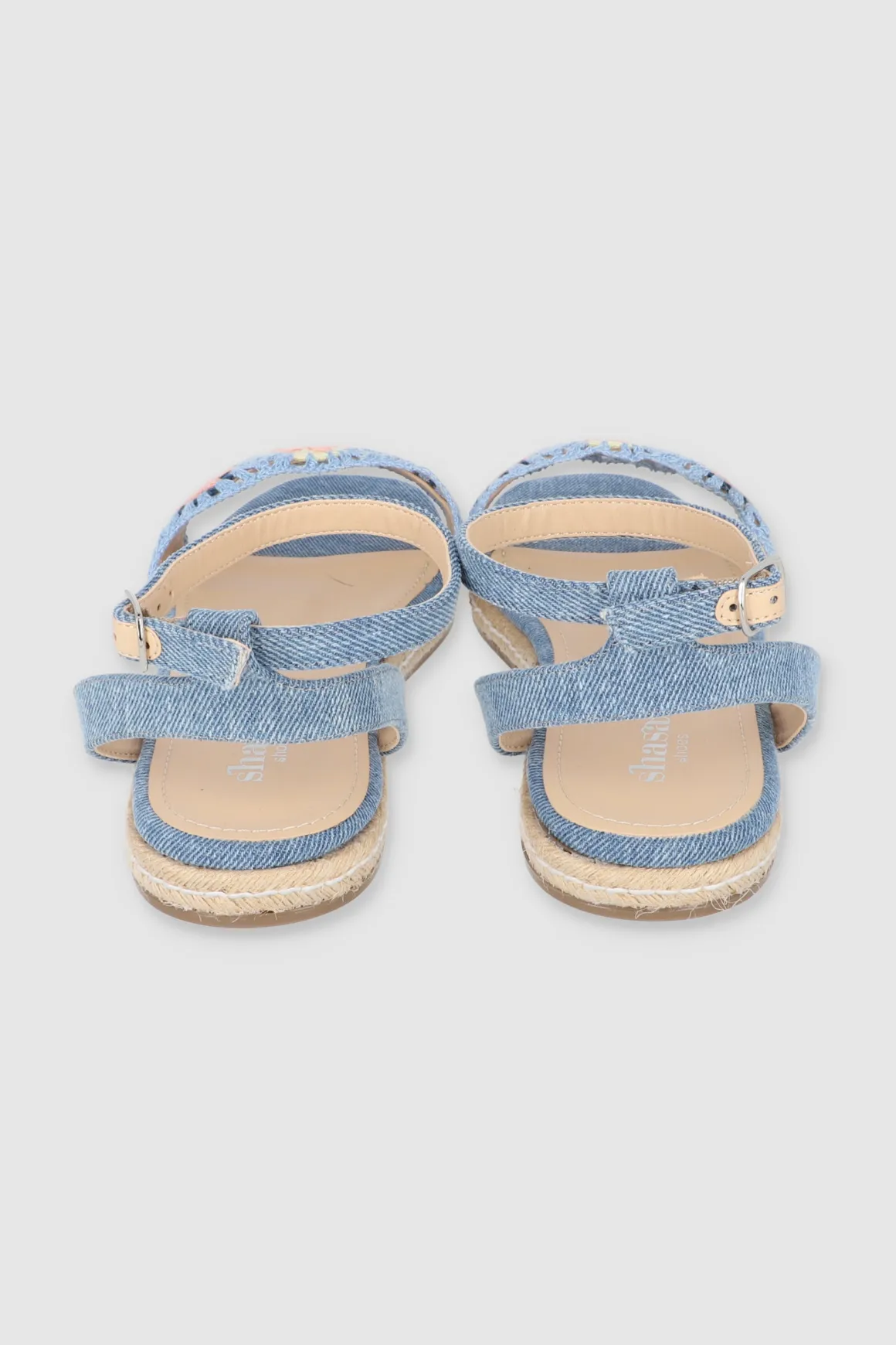 Sandalia crhochet tira tobillo