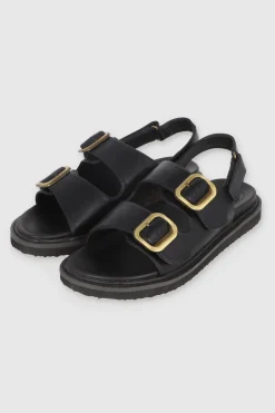 Sandalia Dos Hebillas Pu