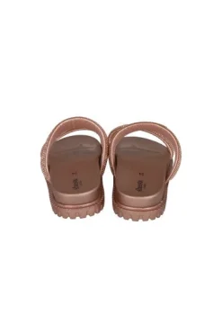 Sandalia Dos Tiras Brillos Slide