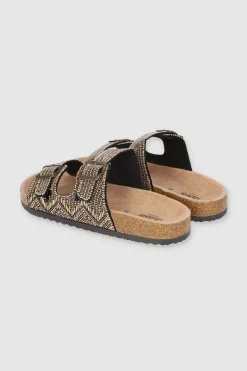 Sandalia Dos Tiras Chaquiras