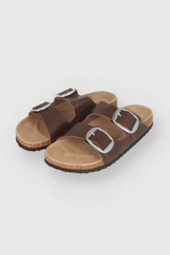 Sandalia Dos Tiras Hebillas Grandes