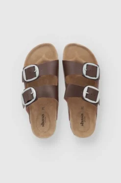Sandalia Dos Tiras Hebillas Grandes