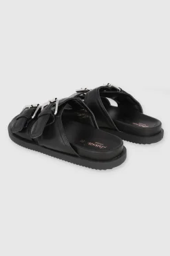 Sandalia dos tiras puffy hebillas