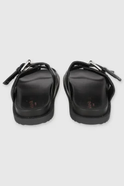 Sandalia dos tiras puffy hebillas