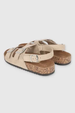 Sandalia dos tiras slingback