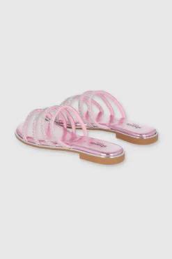 Sandalia Filo Metálico Lines Brillos