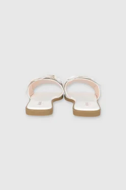 Sandalia flores tropicales 3D