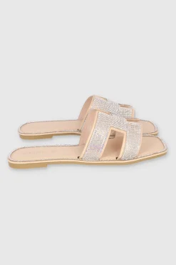 Sandalia greca cerco brillos