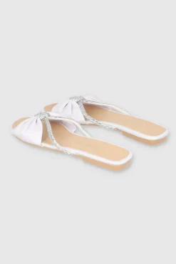 Sandalia Nudo Brillos