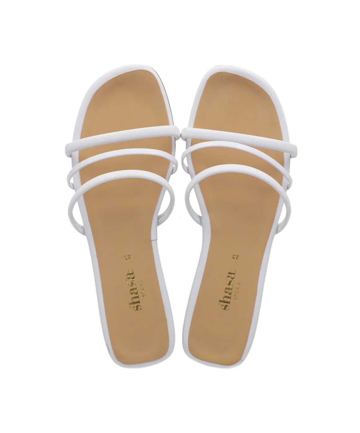 Sandalia pala 3 tiras delgadas