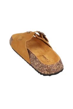 Sandalia pala cinta ancha gamuza